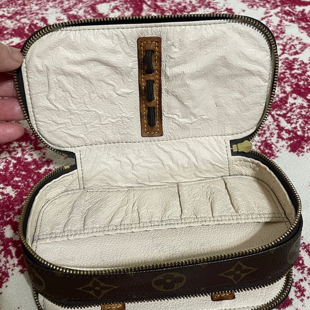 Louis Vuitton Brown Monogram Cosmetic Bag - Picture 8 of 13